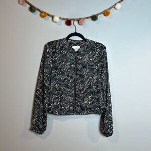 Loft floral patterned lightweight jacket